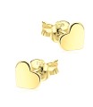 Heart Shaped Silver Ear Stud STS-5309